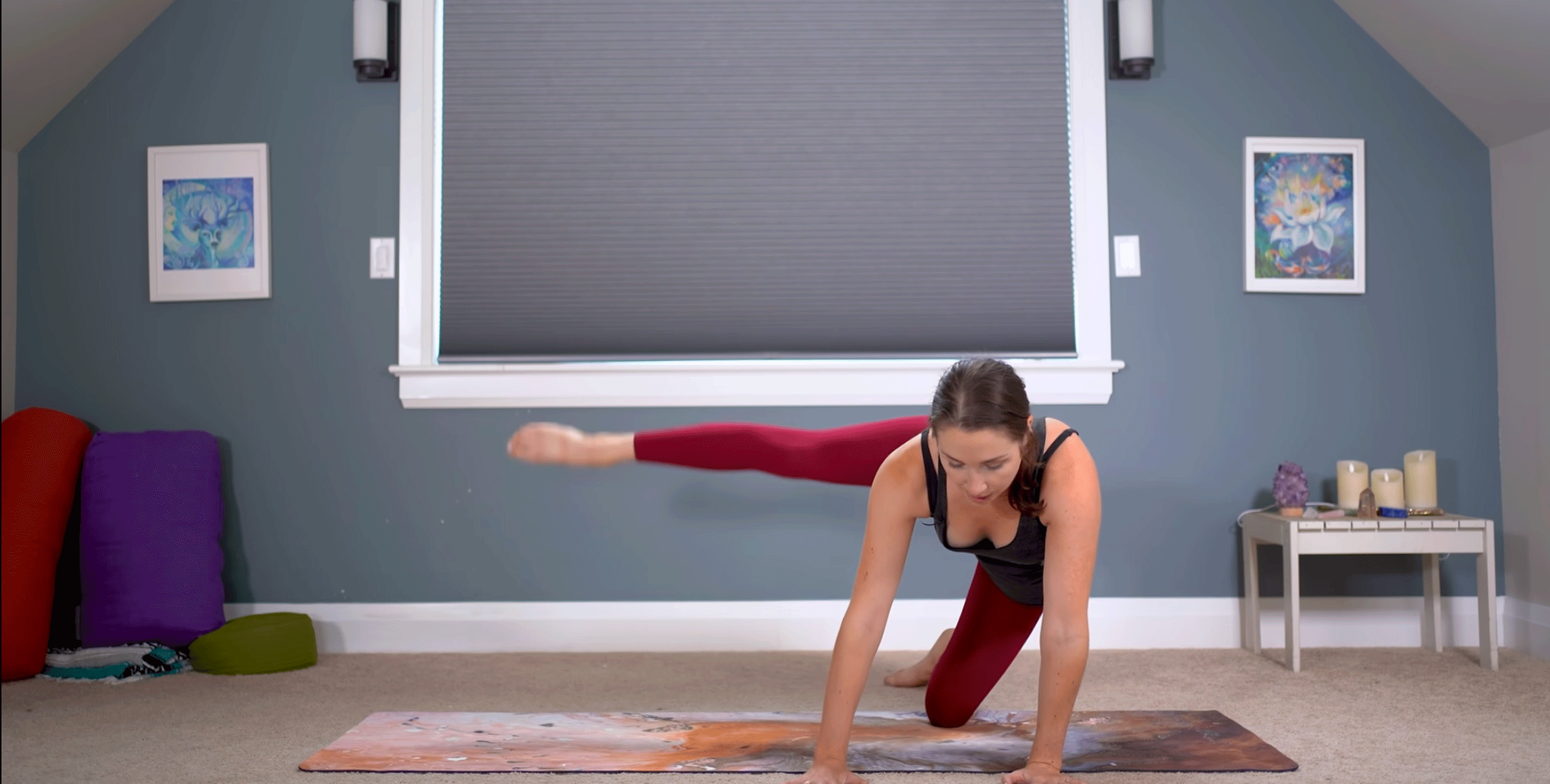 Flujo de yoga para sentirse bien cuando sólo quieres moverte