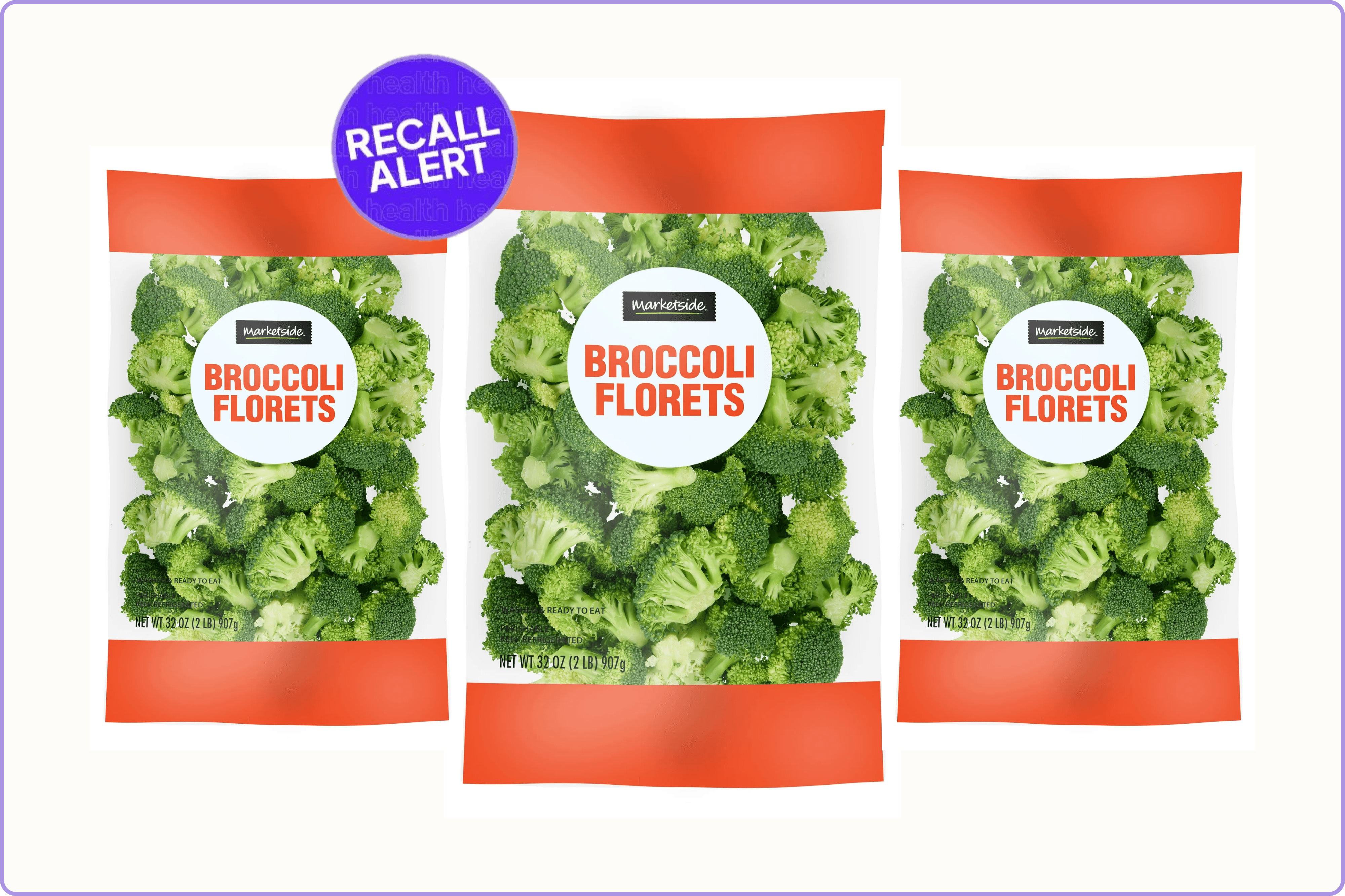 Br贸coli retirado de la venta en Walmart clasificado con el nivel de riesgo m谩s alto por la FDA鈥擬谩s de 35,000 bolsas pueden ser mortales