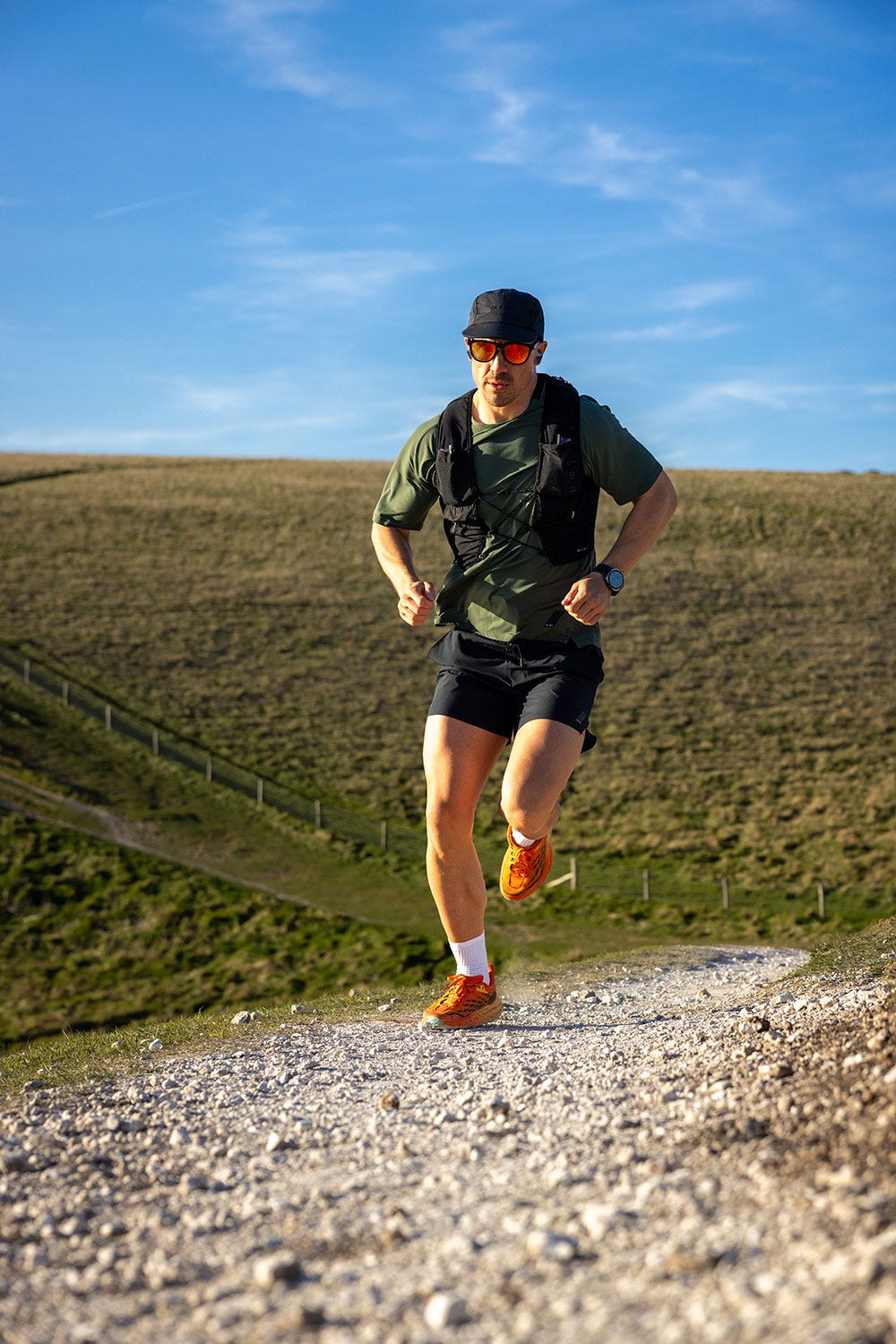 Joshua Patterson corriendo en Seven Sisters