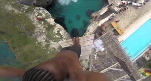 El alucinante vídeo de un salto desde 25 metros de altura