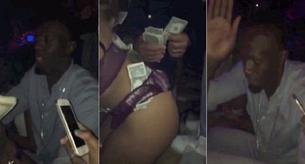 El vídeo de Usain Bolt azotando a una stripper que está incendiando internet