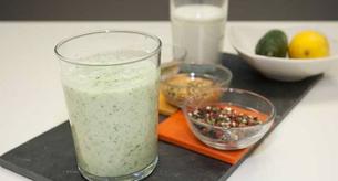 Sopa fría de pepino y yogur para adelgazar